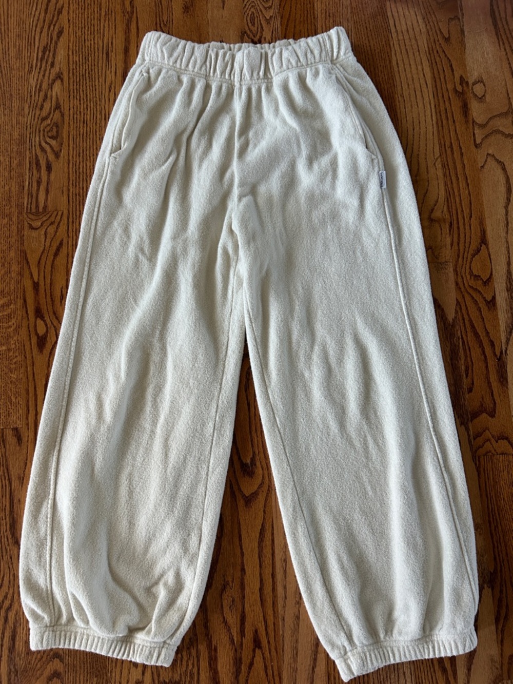 Le Bon Shoppe Balloon Terry in Natural Balloon Pants Size Small